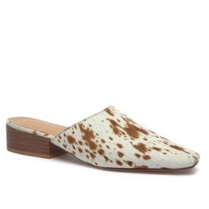 Paloma Wool Celia Cow Print Leather Mule Shoes